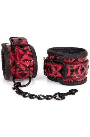 Diabolique Dark Handcuffs Red Handbojor