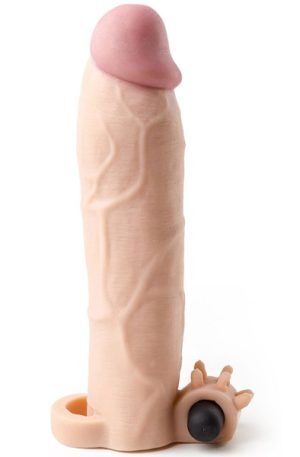 Vergite Realistic Sleeve With Vibration 21cm Penisöverdrag med vibration