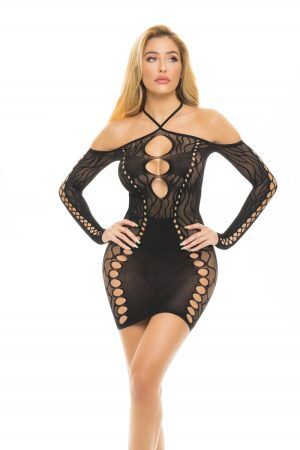 Animal Sexig Dress One Size