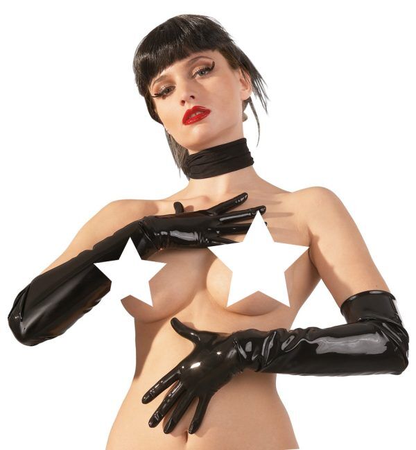 Långa Latexhandskar