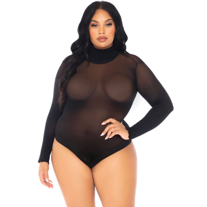 Highneck sleeved bodysuit +
