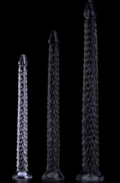 Armak Long Transparent Dildo 40 cm Extra lång analdildo