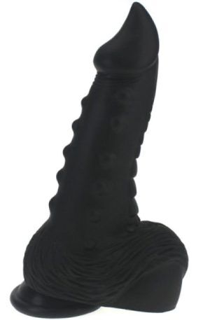 X-Men Scaly Silicone Dildo Black 21 cm Monster dildo