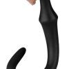 Darksil Ultra Long Slim Dildo Black 50 cm Extra lång analdildo