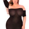Pink Lipstick Lingerie All Night Wrong Dress Black Queen Siz Sexiga kläder