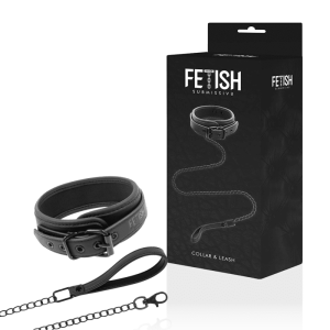Neoprene Chain Necklace - Svart
