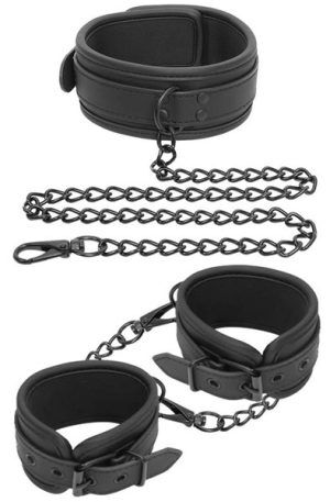 Vegan Collar & Hand Cuffs Set Handbojor och halsband