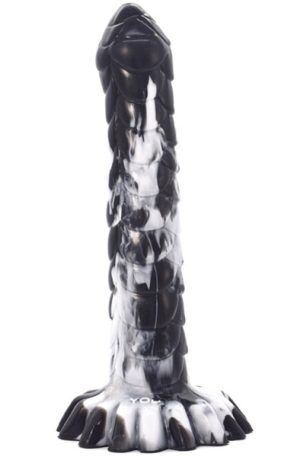 Nagal Dildo Black-White 25 cm Dragon dildo
