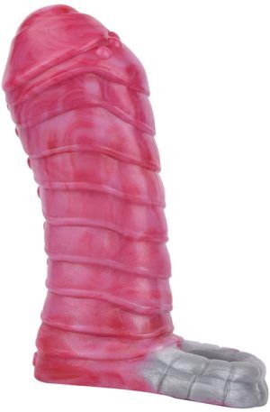 Pink Alien Fantasy Sleeve Red 15,5 cm Penisförlängare/Sleeve