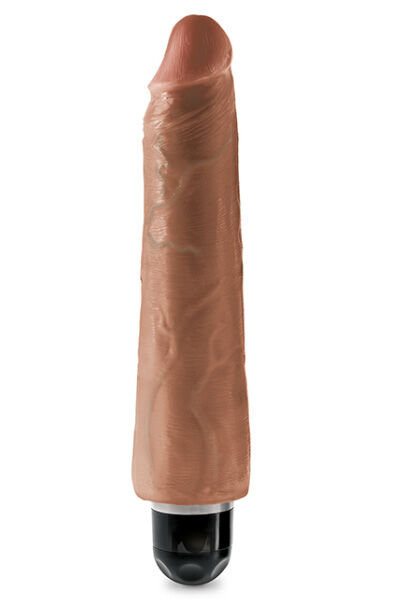 Pipedream King Cock Vibrating Stiffy Tan 23cm Dildo med vibrator
