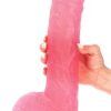 Spartaco Dildo Transparent Pink 32,5 cm Dildo