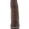 Dr. Skin Cock Vibe 7 Chocolate 21,5 cm Dildo med vibrator