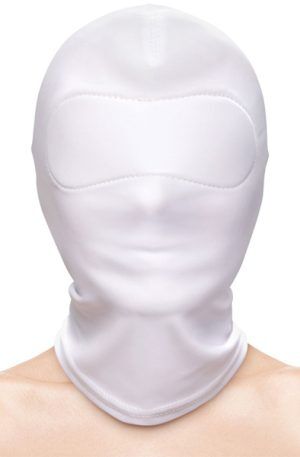 Fetish & Fashion Closed Hood White BDSM mask
