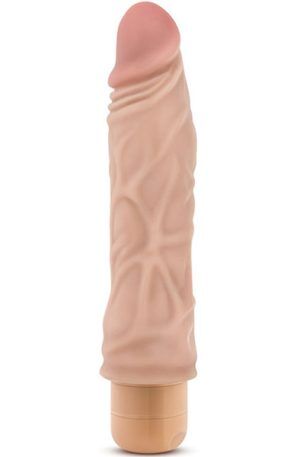 Dr. Skin Cock Vibe 10 Beige 21,5 cm Dildo med vibrator