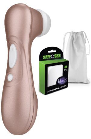 Satisfyer Pro 2 + Anti-Bacterial Toy Bag Paketerbjudande