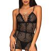 Obsessive Basitta Chemise & Thong S/M Sexiga kläder