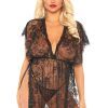 lace robe and thong 2 2