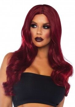 Leg Avenue Long Wavy Wig Red
