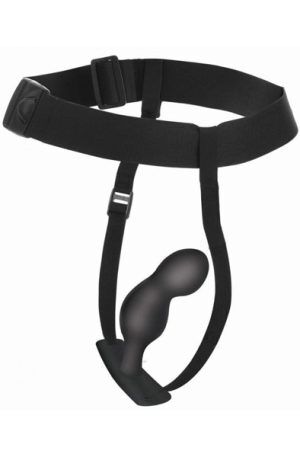 P-Spot Plugger Anal Plug With Harness & Remote Control Prostatavibrator