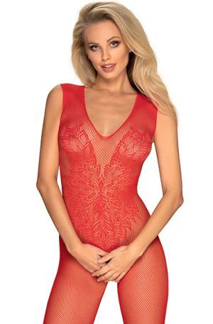 Obsessive Bodystocking N112 Red XL/XXL Bodystocking