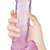 Crystal Pleasures Dual Color Pink 18 cm Dildo