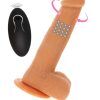 Naked Rotating Beads Vibrating Dildo