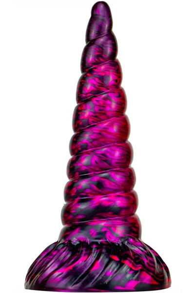 Metallic Dildo Unix Purple/Black 19,5 cm Dragon dildo