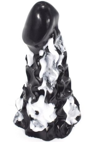 Himiks Dildo Black-White 22 cm Dragon dildo
