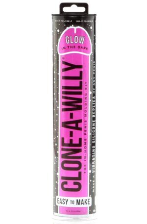 Clone-a-Willy Glow In The Dark Pink Kloningskit