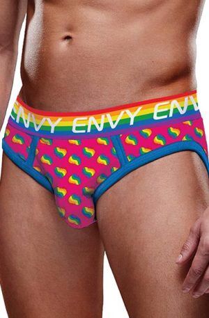 Rainbow Hearts Bubble Butt Jock S/M Jockstrap