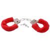 TOYZ4LOVERS Furry Handcuffs Red Handbojor med fluff