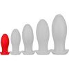 Eggplay Silicone Plug Saurus Egg Red Small Grövre analplugg