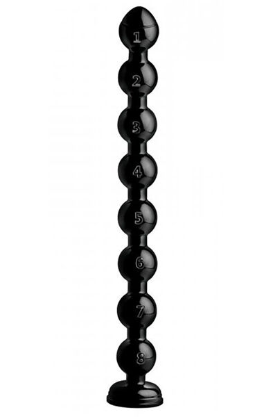 Hosed Beaded Thick Anal Snake 48 cm Grövre analkulor