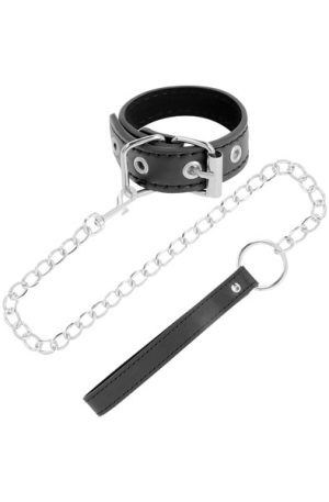 Darkness Penis Ring With Strap Peniskoppel