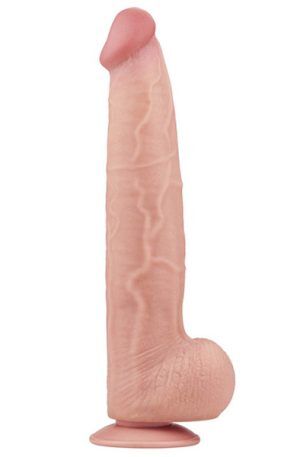 Lovetoy Dual Layer Sliding Skin Dildo 34 cm XL dildo