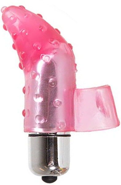 Jelly Fingervibrator with 10-Speed Bullet Fingervibrator