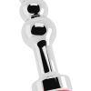 Rich Silver Plug Red Sapphire 2