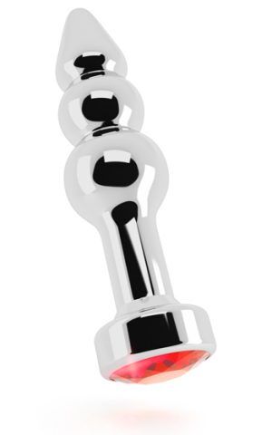 Rich Silver Plug Red Sapphire 2