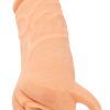 2-in-1 Extension & Masturbator 18,5cm Penisförlängare