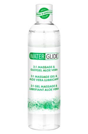 Waterglide 2:1 Massage Gel & Aloe Vera Lubricant 300ml Glidmedel & Massagelotion