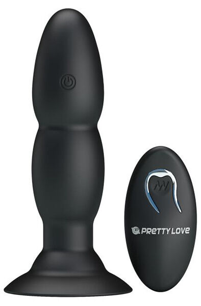 Pretty Love Anal Plug 4 Vibration and Rotation Analplugg med vibrator