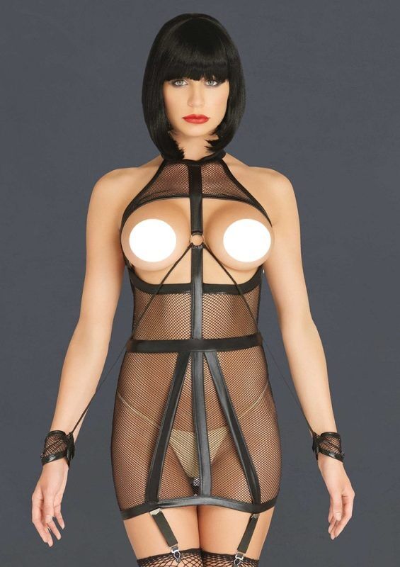 BONDAGE GARTER DRESS M/L