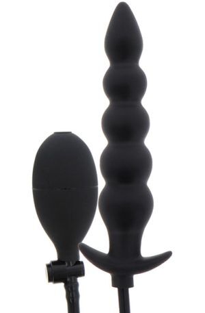 Extreme Inflatable Ribbed Plug 25 cm Uppblåsbar analplugg