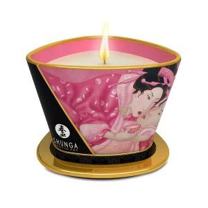 Shunga Massage Candle - Rose