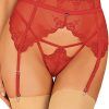 Obsessive Lonesia Garter Belt Red S/M Strumebandshållare