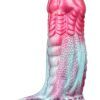 Monster Penis Sheath Leezard Blue-Pink 17 cm Penisförlängare/Sleeve
