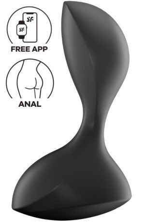 Satisfyer Sweet Seal Black Analplugg med vibrator