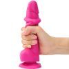strap on me sliding skin realistic dildo fuchsia s