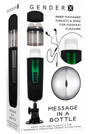 Evolved Gender X Message In A Bottle Masturbator med motor