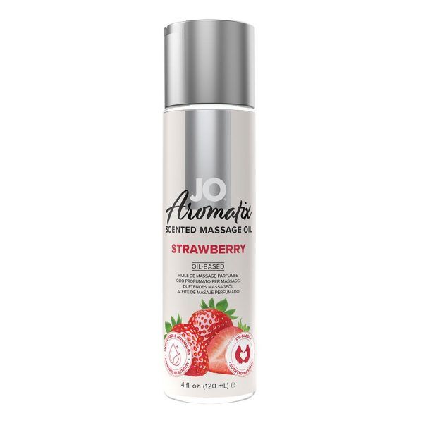 System Jo Aromatix Scented Massage Oil Strawberry 120ml